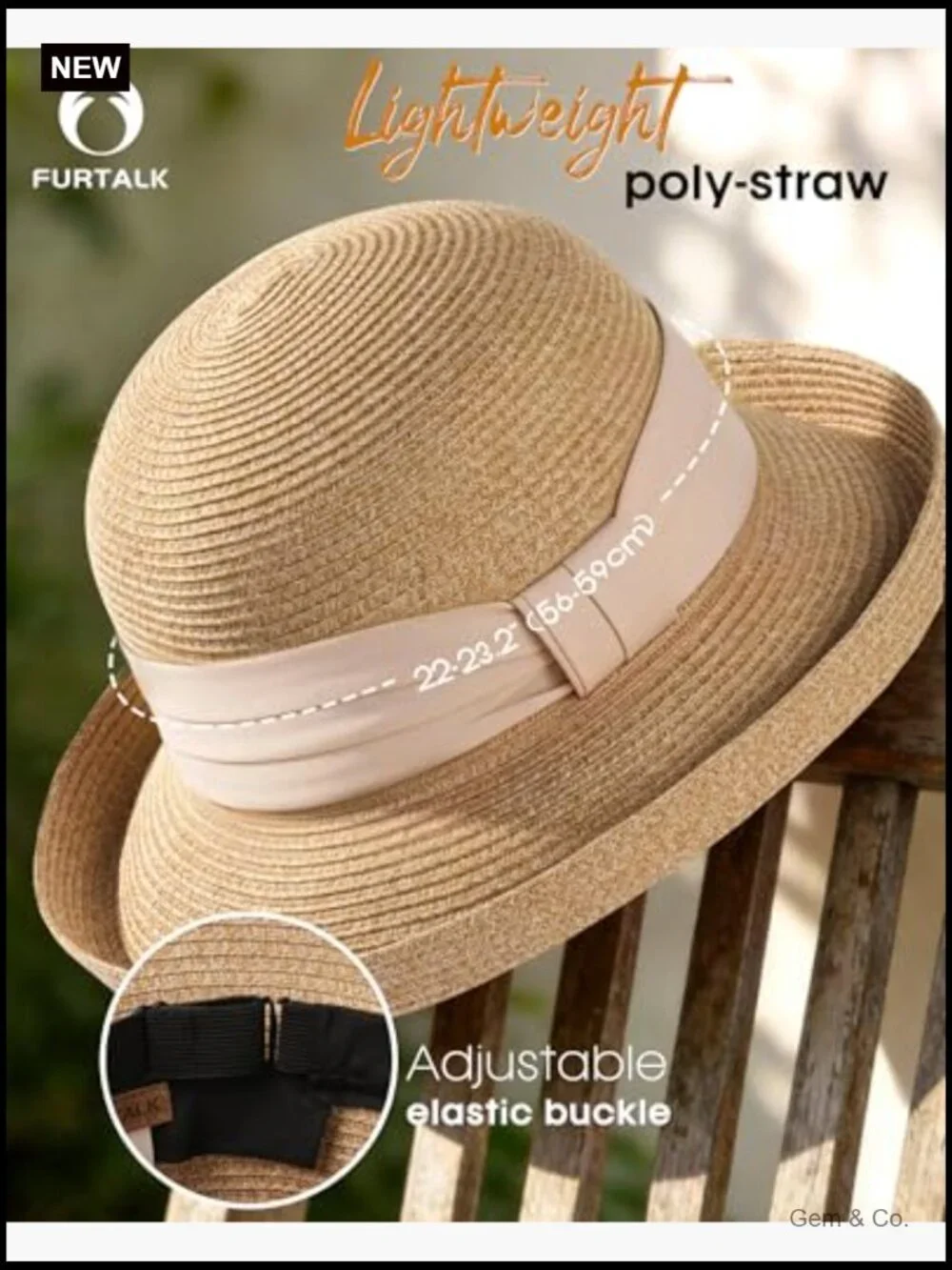 UPF 50+ Packable Bucket Hat Adjustable Vintage Style Sun Hat for Travel